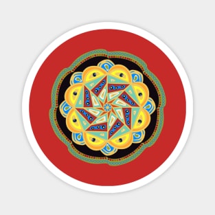 Tribal Circle Magnet